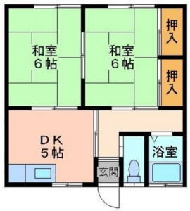 和室だけの間取