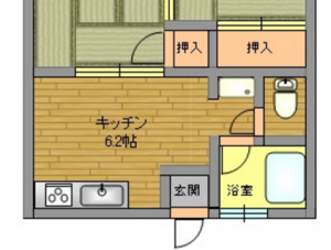 玄関とキッチンが近い間取り