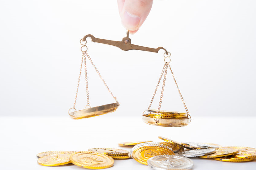 返済額のバランスのイメージ